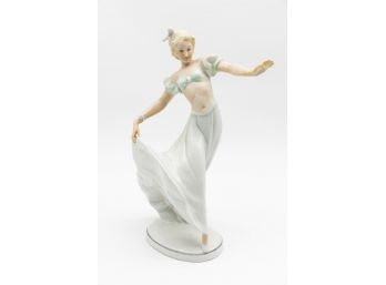 Figurine 'Dancer', Porcelain, Schaubach Kunst, Germany, #1202