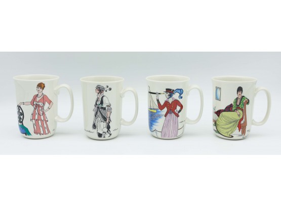 Villeroy & Boch 4 Chopes, Henkelbecher Mugs,  Design 1900 - Set Of 4