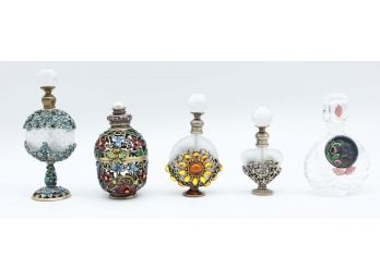 Vintage Jeweled Perfume Bottles