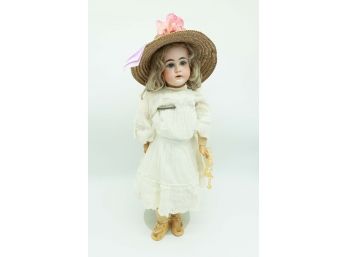 All Original 21' German Bisque Kestner Doll W/ Original Clothes - Rare