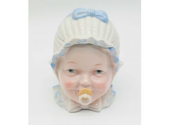 Victorian Baby Head Jar Or Humidor