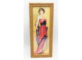 Picture Flapper Girl Choice Of Vintage Art Deco Lady