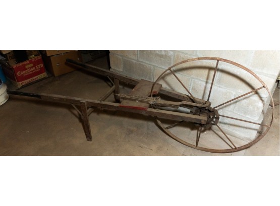 Early 20th Cen Wheeled Carier Frame