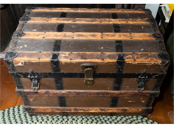 Vintage Trunk, Early 20th Century - Contents Not Included