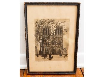 Print, In Frame Notra Dame, Jacques, Early 20th Cent1
