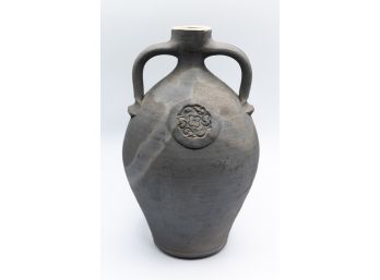 Ceramic Vase, Dark Gray, Darris Dietz, 1990