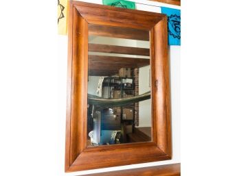 Antique Mirror W/wood Frame