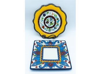 Pair Of Stunning Dishes - Gallery Lucca & Tabletops Lifestyles Kashmir - Decorative Dishes
