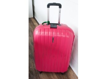 Delsey Pink Luggage - Large -  Delsey Trolley Helium Classic 4 Wheels