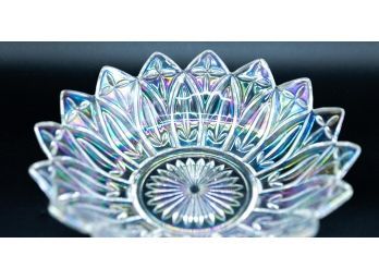 Moonglow Vegetable Iridescent Serving Bowl By Federal Glass