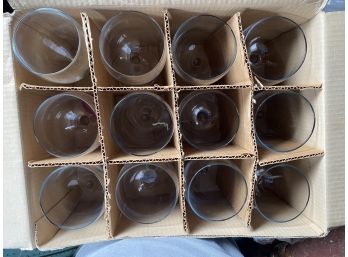 Set Of 12 Wine Goblets In Original Box