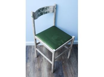 Vintage Wooden Chair - Hand Painted