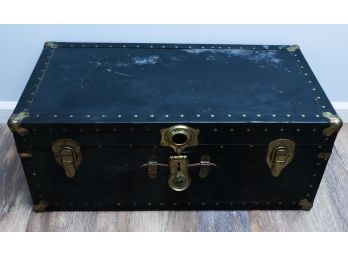 Vintage Black Trunk - No Key