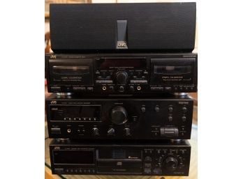 4 Piece JVC Stereo Equipment Set - Tested