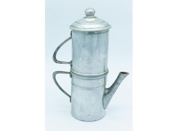 Late 19th Century Neapolitan Perculation Stove Top Coffee Pot