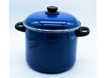 Charming Blue Pot W/ Lid