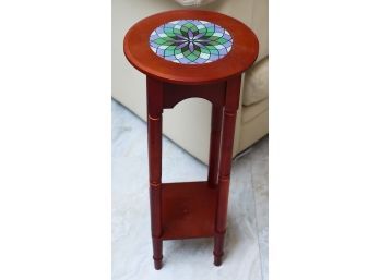 Beautiful Wooden Round Plant Stand