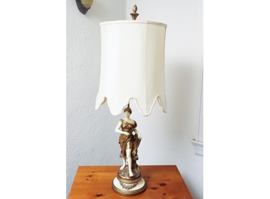 Early 20th Century Czech Royal Porcelain  Table Lamp - Tested