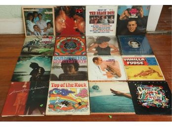 Lot Of 16 Assorted Vinyl Records