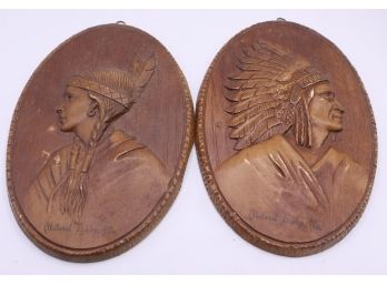 Wall Mount Art - Chief And Woman
