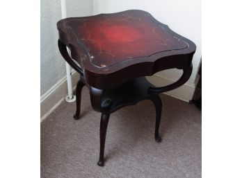 Antique - Adam Always For Finest Furniture -  Genuine Leather - End Table -