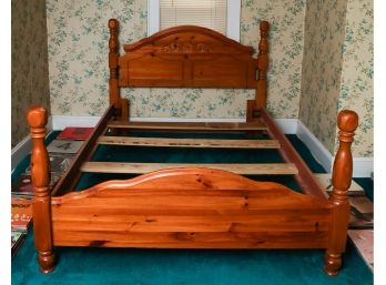 Solid Wood Bed Frame - Queen -