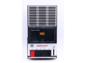 Sergeant - Auto Level Control - Cassette Tape Recorder - Model# S-6198
