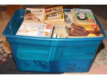 Large Lot Of Assorted Vintage TV Guides - Highly Collectible - Bin Dimensions L22' X W17' X H12'