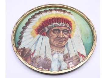 Chief On Tin Serving Tray - Home Decor