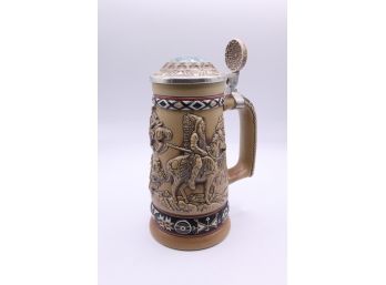 The American Frontier Stein - Hand Crafted - Made In Brazil - AVON 1988 - #267215