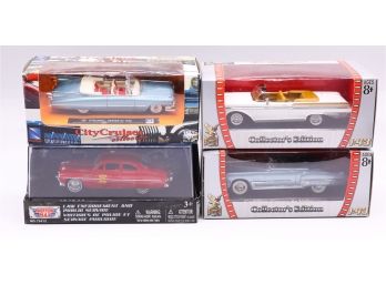 Lot Of 4 Model Cars - Collectors Edition - Motor Max - New Ray
