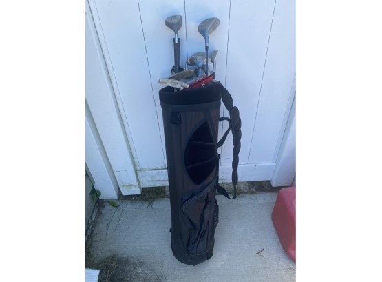Knight Golf Bag W/ Assorted Golf Clubs