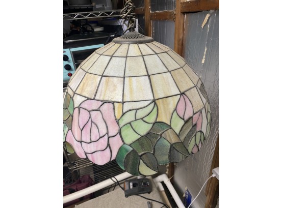 Tiffany Inspired Hanging Lamp - Not Tested