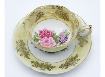 LM Royal Halsey - Very Fine China - Tea Cup & Saucer