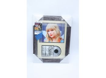 Taylor Swift Autographed Framed Folklore CD Cover Compact Disc JSA Authentication Signed Cert #LL19842