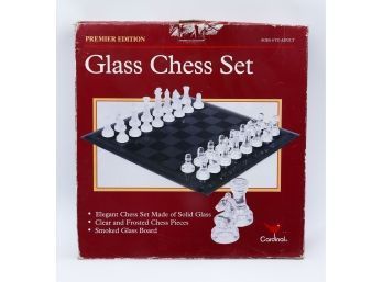 Glass Chess Set - Cardinal - Premier Edition - Original Box