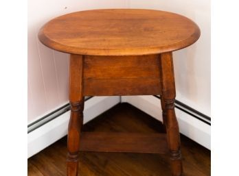 Midcentury Wooden End Table