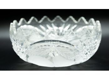 Decorative Glass Bowl - Table Decor - Vintage - Fruit Design