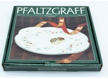 PFALTZGRAFF Round Server - Winterberry -  USA - In Original Box