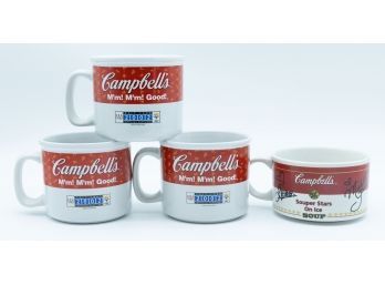 Set Of 2002 Campbell's Soup Mug U.S. Olympic Limited Edition Set Of 4