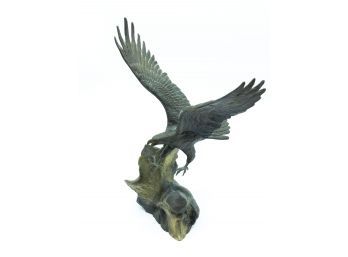 Wings Of Glory Bronze Eagle Statue Ronald Van Ruyckevelt Franklin - Solid Bronze