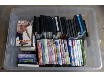 Large Lot Of Exercise DVDs