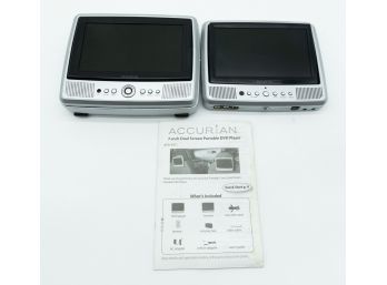 Accurian 7' LCD DVD Player & 7' LCD Monitor - Bag And Remote  Included