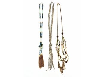 Lot Of (3) Costume Necklaces