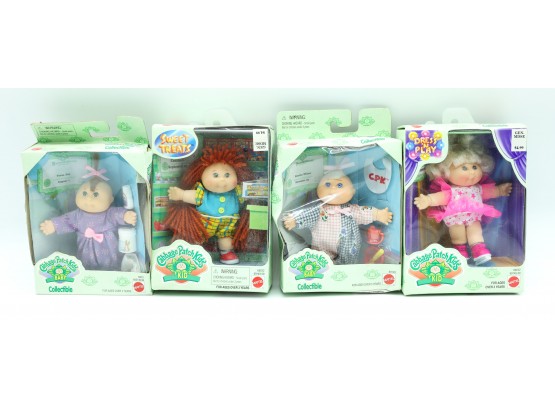 Lot Of 4 Cabbage Patch Kids Dolls In Box