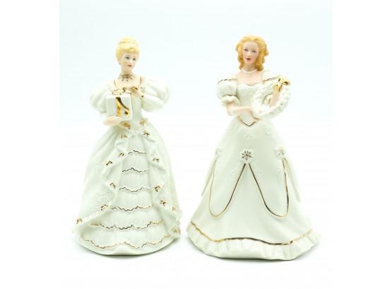 Lot Of 2 Fine Porcelain Figurines - Lenox - 1997 Ivory Classic - 1999 Ivory Classic Figurine
