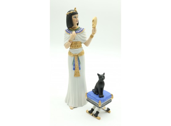 Cleopatra With Cat & Stool-3 Pcs - No Box Legendary Princesses