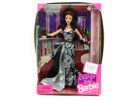 Charity Ball Barbie Doll Brunette Mattel #18979 1997