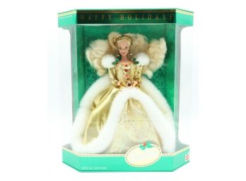 Vintage 1994 NEW Happy Holidays Barbie Doll Special Edition Mattel 12155