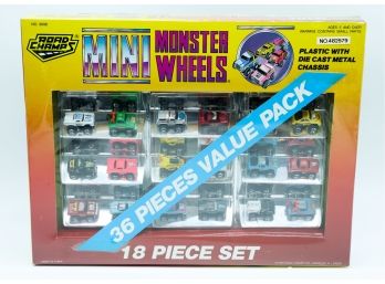 Road Champs, Mini Monster Wheels - 36 Piece Value Set - New